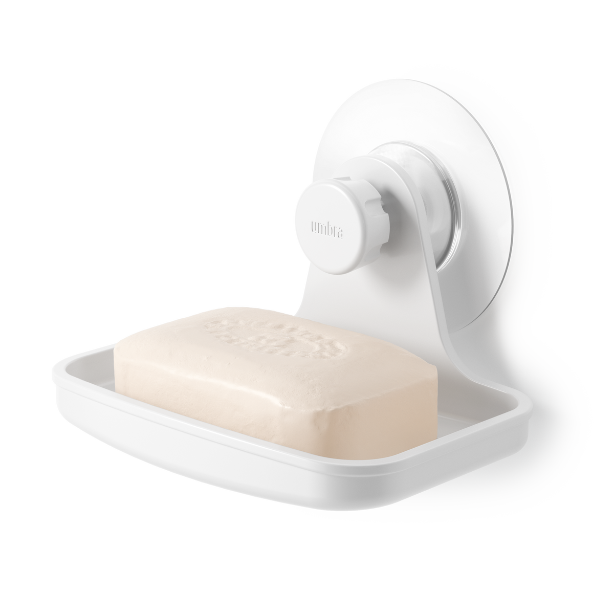 Flex Adhesive Soap Dish – White