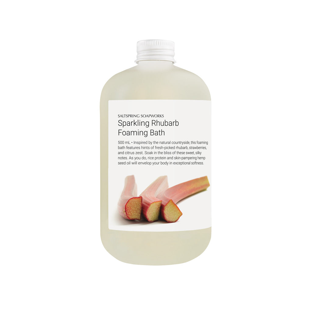 Foaming Bath, Sparkling Rhubarb