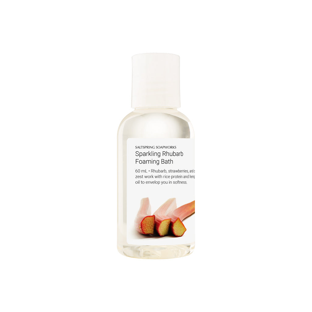 Foaming Bath – Sparkling Rhubarb (Travel)