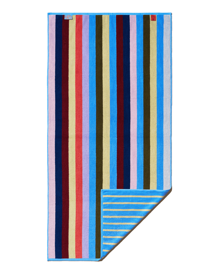 Stripe With B Side Bath Towel