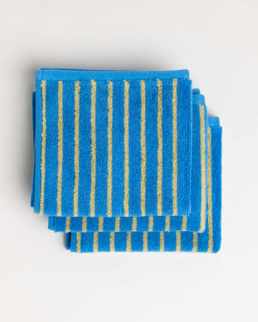 Stripe With B Side Face Towel (3-Pack)