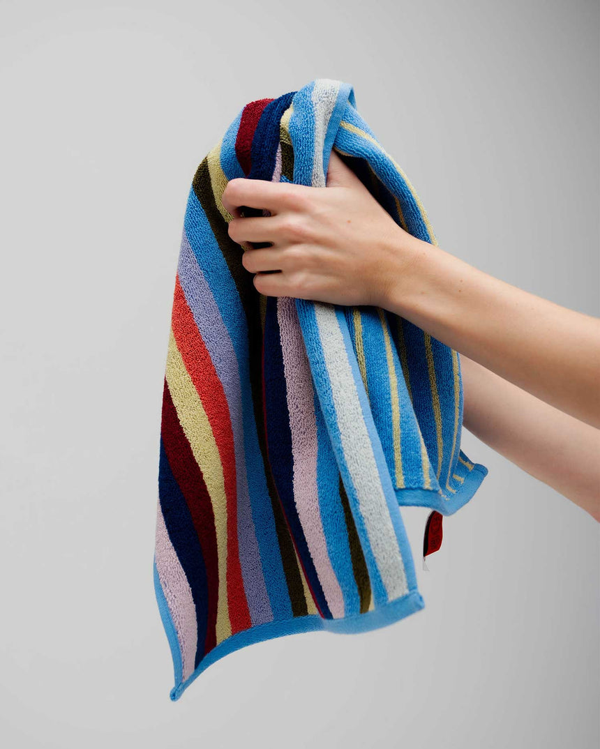 Stripe With B Side Hand Towel (2-Pack)