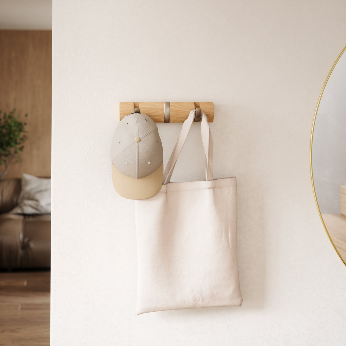 Flip Wall Mounted Hook, 3 Hook