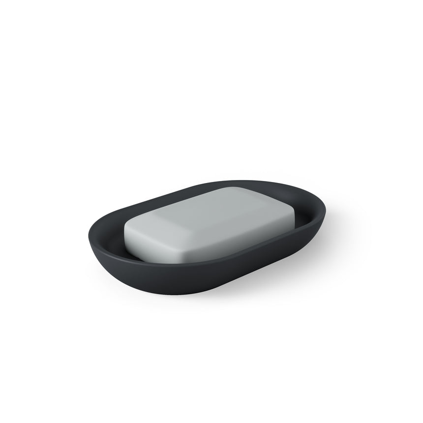Junip Soap Holder, Oval – Black