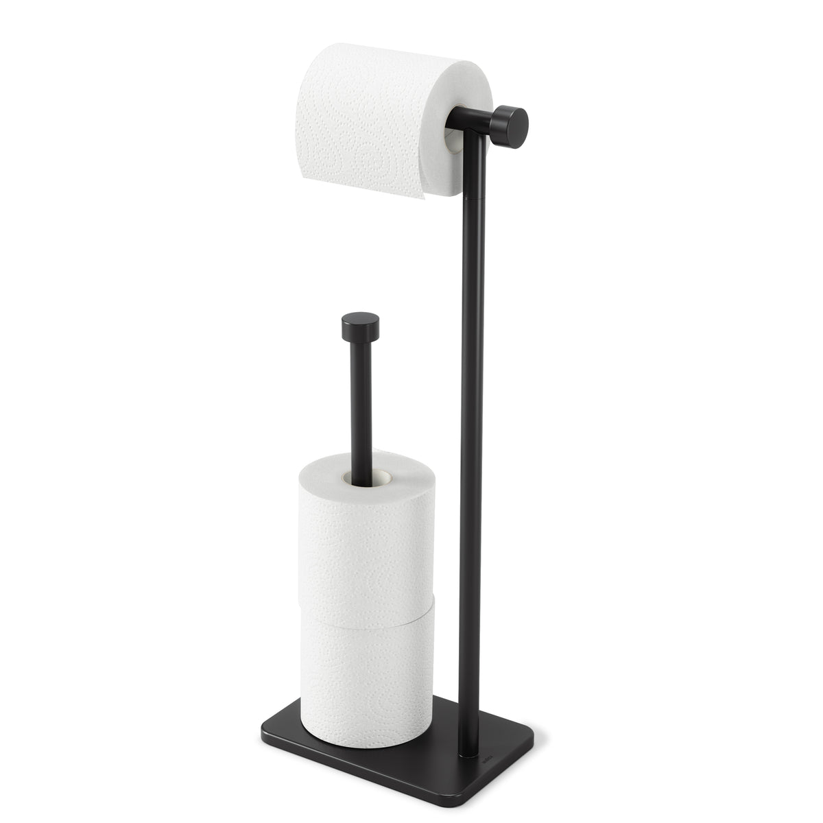 Cappa Toilet Paper Holder & Reserve – Black