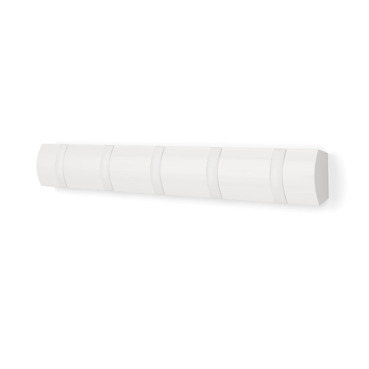 Flip Wall Mounted Hook – White 5 Hook