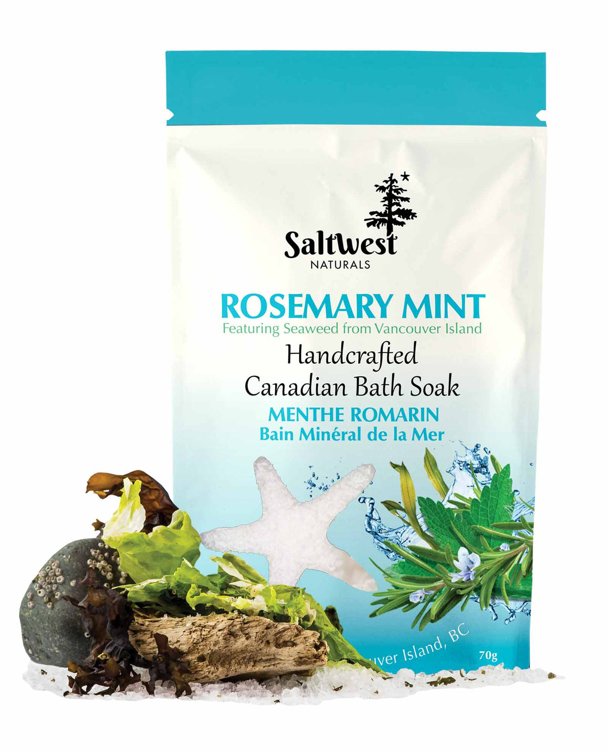 Rosemary Mint with Seaweed Bath Soak 80 g