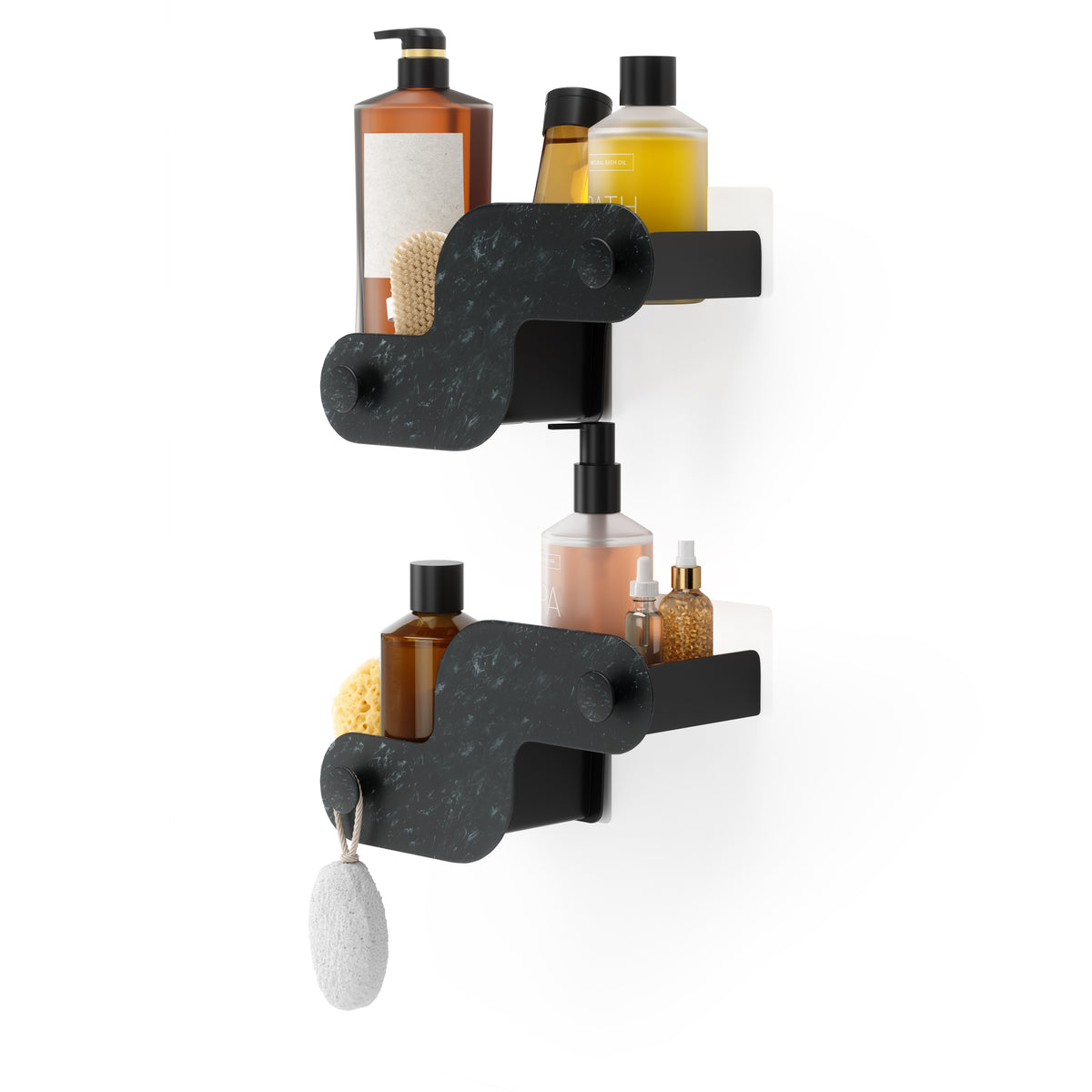 Nami Adhesive Bins, Set of 2