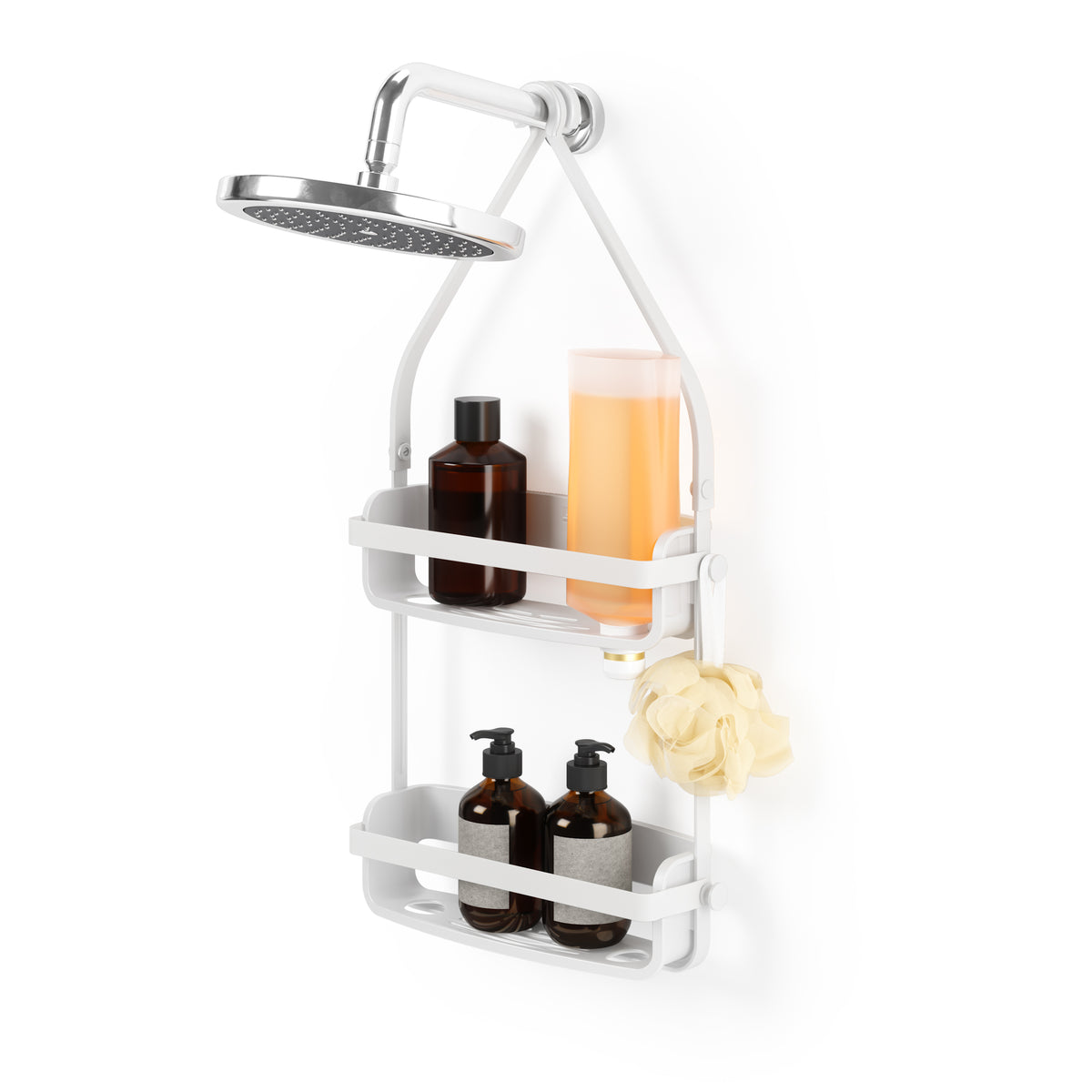 Flex Shower Caddy – White