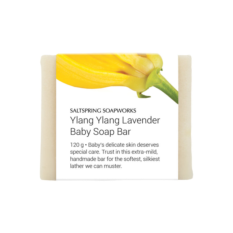 Saltspring Soapworks Ylang Ylang Lavender Baby Soap Bar